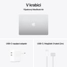 MACBOOK AIR 15" M4 10C CPU/10C GPU/16G/512/CZ/SLV