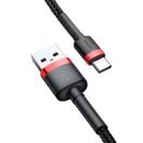 BASEUS CAFULE (TYPE-C | 2 M) RED-BLACK 2A -DATOVÝ KABEL