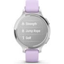 GARMIN LILY 2 ACTIVE - SILVER / PURPLE JASMINE SILICONE BAND (010-02891-01)