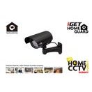 IGET HGDOA5666 - ATRAPA/MAKETA BEZPEČNOSTNÍ CCTV KAMERY, BLIKAJÍCÍ ČRV. LED,4X NÁLEPKA CCTV VAROVÁNÍ