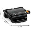 TEFAL GC717810 OPTIGRILL+ BLACK - KONTAKTNÍ GRIL