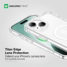 AMAZING THING TITAN EDGE MAG POUZDRO IPHONE 15 TRANSPARENT