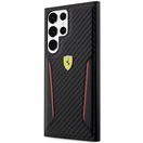 FERRARI POUZDRO SAMSUNG GALAXY S23 HC PU CARBON CONTRAST EDGES