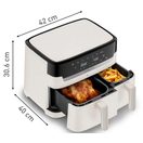 HORKOVZDUŠNÁ FRITÉZA TEFAL EY901AE0 DUAL EASY FRY ESSENTIAL WHITE