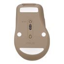 ASUS SMARTO MOUSE MD200 SILENT PLUS/KANCELÁŘSKÁ/OPTICKÁ/PRO PRAVÁKY/4 200 DPI/USB+BT/BÉŽOVÁ