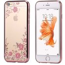 TPU POUZDRO FLOWER IPHONE 12 MINI ROSE GOLD