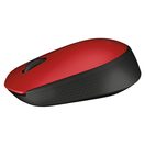 MYŠ LOGITECH WIRELESS MOUSE M171, ČERVENÁ