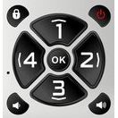 EVOLVEO EASYPHONE ID, MOBILNÍ TELEFON PRO SENIORY, BÍLÁ