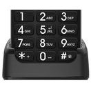 EVOLVEO EASYPHONE FL, MOBILNÍ TELEFON PRO SENIORY S NABÍJECÍM STOJÁNKEM, ČERNÁ