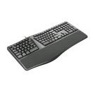 KLÁVESNICE C-TECH KB-113E USB, ERGO, ČERNÁ, CZ/SK