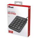 TRUST XALAS NUMERICKÝ BLOK, USB, ČERNÝ