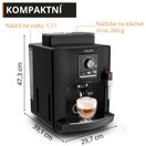 KRUPS EA4008E0 SERENITY BLACK - AUTOMATICKÝ KÁVOVAR