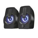 REPRO TRUST GEMI RGB 2.0 SPEAKER SET - BLACK