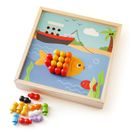BIGJIGS TOYS DŘEVĚNÁ MOZAIKA PLÁŽ