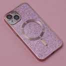 CU-BE GLITTER CHROME MAG POUZDRO IPHONE 12 6,1" PINK