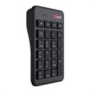 KLÁVESNICE C-TECH KBN-02WS, BEZDRÁTOVÁ, NUMERICKÁ,