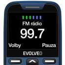 EVOLVEO EASYPHONE XR, MOBILNÍ TELEFON PRO SENIORY S NABÍJECÍM STOJÁNKEM, MODRÁ