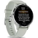 GARMIN VENU 3S SILVER/SAGE GRAY SILICONE BAND