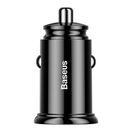 BASEUS AUTO ADAPTÉR DUAL QC 3.0 30W BLACK
