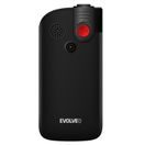 EVOLVEO EASYPHONE FL, MOBILNÍ TELEFON PRO SENIORY S NABÍJECÍM STOJÁNKEM, ČERNÁ
