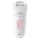 BRAUN SILK·ÉPIL 5 5-030 BÍLÝ/RŮŽOVÝ - EPILÁTOR