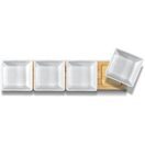 SERVÍROVACÍ MISKY 4KS; 38X9 CM - BAMBOO