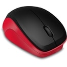 LEDGY MOUSE - WIRELESS, SILENT, BLACK-RED