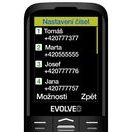 EVOLVEO EASYPHONE FS, VYKLÁPĚCÍ MOBILNÍ TELEFON 2.8" PRO SENIORY S NABÍJECÍM STOJÁNKEM (ČERNÁ BARVA)