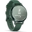 GARMIN LILY 2 ACTIVE - JASPER GREEN / JASPER GREEN SILICONE BAND