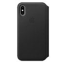 IPHONE XS LEATHER FOLIO - BLACK