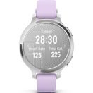 GARMIN LILY 2 ACTIVE - SILVER / PURPLE JASMINE SILICONE BAND (010-02891-01)