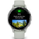 GARMIN VENU 3S SILVER/SAGE GRAY SILICONE BAND