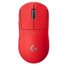 LOGITECH G PRO X SUPERLIGHT WIRELESS GAMING MOUSE RED
