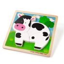 BIGJIGS TOYS VKLÁDACÍ PUZZLE KRAVIČKA