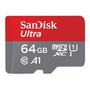 SANDISK ULTRA MICROSDXC 64GB 120MB/S + ADAPTÉR