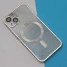CU-BE GLITTER CHROME MAG POUZDRO IPHONE 12 6,1" SILVER GRADIENT