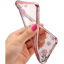 TPU POUZDRO FLOWER SAMSUNG A600 GALAXY A6 ROSE GOLD