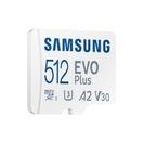 SAMSUNG EVO PLUS/MICRO SDXC/512GB/UHS-I U3 / CLASS 10/+ ADAPTÉR/BÍLÁ