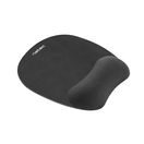 PODLOŽKA POD MYŠ ERGONOMICKÁ NATEC CHIPMUNK, PAMĚŤOVÁ PĚNA, ČERNÁ