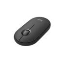 LOGITECH PEBBLE MOUSE 2 M350S/CESTOVNÍ/OPTICKÁ/4 000 DPI/BEZDRÁTOVÁ BLUETOOTH/GRAFITOVÁ