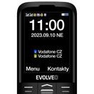 EVOLVEO EASYPHONE FS, VYKLÁPĚCÍ MOBILNÍ TELEFON 2.8" PRO SENIORY S NABÍJECÍM STOJÁNKEM (ČERNÁ BARVA)