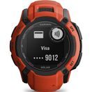 GARMIN INSTINCT 2X SOLAR FLAME RED
