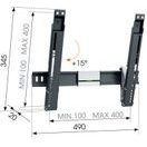 NÁSTĚNNÝ TV DRŽÁK VOGEL´S THIN 415, NÁKLON 15°