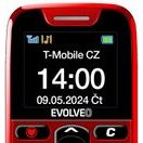 EVOLVEO EASYPHONE, MOBILNÍ TELEFON PRO SENIORY S NABÍJECÍM STOJÁNKEM, ČERVENÁ