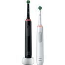 ORAL-B PRO 3 3900 CROSS ACTION DUO - ELEKTRICKÝ ZUBNÍ KARTÁČEK (2KS)