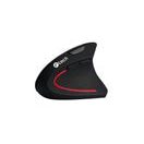 MYŠ C-TECH VEM-09, VERTIKÁLNÍ, BEZDRÁTOVÁ, 6 TLAČÍTEK, ČERNÁ, USB NANO RECEIVER