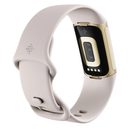 FITBIT CHARGE 5 SOFT GOLD STAINLESS STEEL/LUNAR WHITE