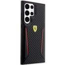 FERRARI POUZDRO SAMSUNG GALAXY S23 HC PU CARBON CONTRAST EDGES