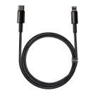 BASEUS  TUNGSTEN PD USB-C - LIGHTNING 1,0 M 20W BLACK