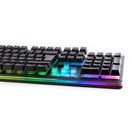 POLOMECHANICKÁ HERNÍ KLÁVESNICE C-TECH IRIS (GKB-08), CASUAL GAMING, CZ/SK, DUHOVÉ PODSVÍCENÍ, USB